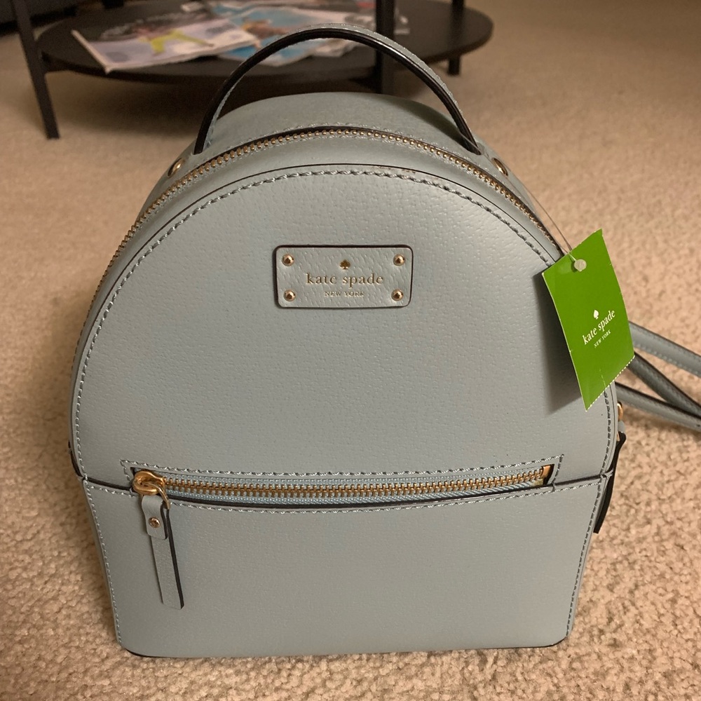 BRAND NEW/NEVER USED: Kate Spade Sammi backpack in light blue